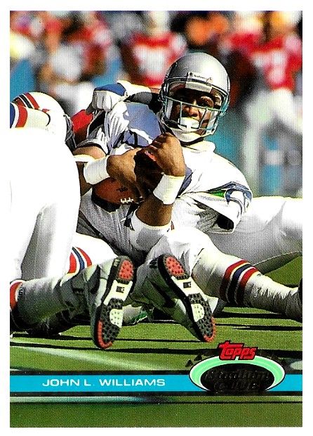 Williams, John L. / 1991 Seattle Seahawks / Stadium Club #329
