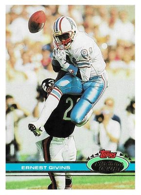 Givins, Ernest / 1991 Houston Oilers / Stadium Club #389