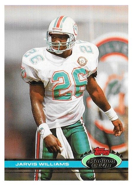 Williams, Jarvis / 1991 Miami Dolphins / Stadium Club #136