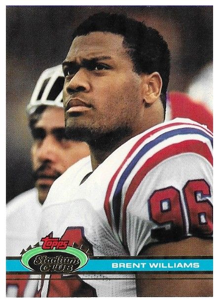 Williams, Brent / 1991 New England Patriots / Stadium Club #124