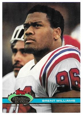 Williams, Brent / 1991 New England Patriots / Stadium Club #124