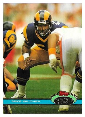 Wilcher, Mike / 1991 Los Angeles Rams / Stadium Club #335