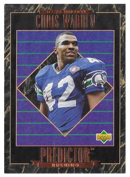 Warren, Chris / 1995 Seattle Seahawks / Upper Deck RP12
