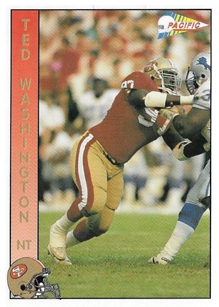 Washington, Ted / 1992 San Francisco 49ers / Pacific #612