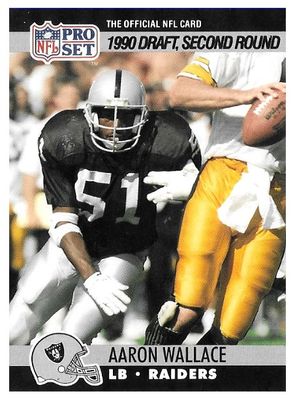 Wallace, Aaron / 1990 Los Angeles Raiders / Pro Set #706