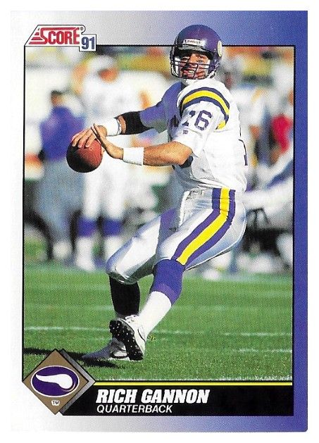 Gannon, Rich / 1991 Minnesota Vikings / Score #86
