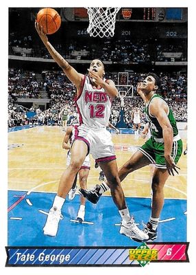 George, Tate / 1992-93 New Jersey Nets / Upper Deck #155