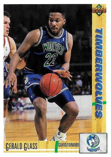 Glass, Gerald / 1991-92 Minnesota Timberwolves / Upper Deck #307