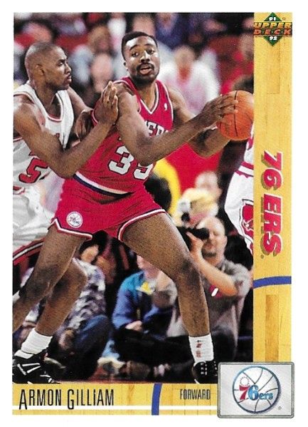 Gilliam, Armon / 1991-92 Philadelphia 76ers / Upper Deck #390