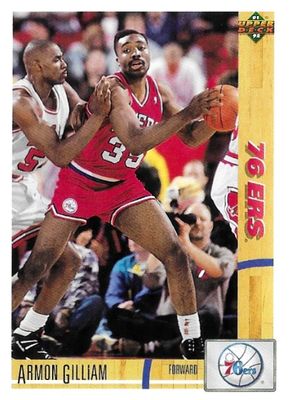 Gilliam, Armon / 1991-92 Philadelphia 76ers / Upper Deck #390