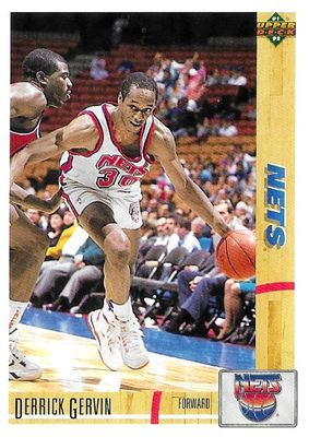 Gervin, Derrick / 1991-92 New Jersey Nets / Upper Deck #384