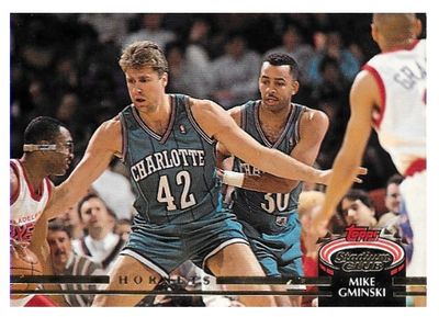 Gminski, Mike / 1992-93 Charlotte Hornets / Stadium Club #175