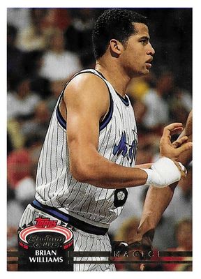 Williams, Brian / 1992-93 Orlando Magic / Stadium Club #46