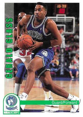 Glass, Gerald / 1992-93 Minnesota Timberwolves / Hoops #137