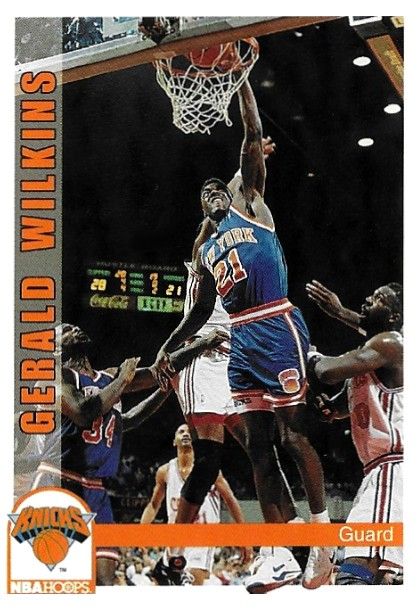 Wilkins, Gerald / 1992-93 New York Knicks / Hoops #159