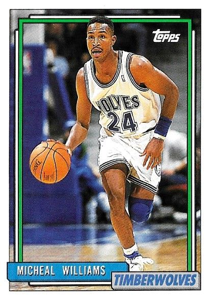 Williams, Micheal / 1992-93 Minnesota Timberwolves / Topps #351