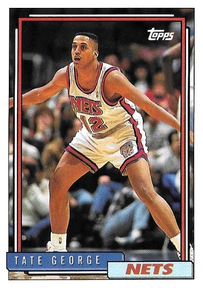 George, Tate / 1992-93 New Jersey Nets / Topps #314