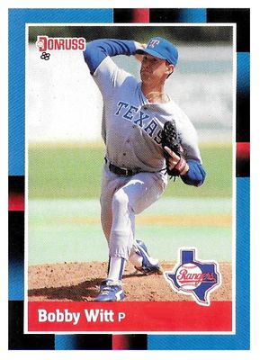 Witt, Bobby / 1988 Texas Rangers / Donruss #101