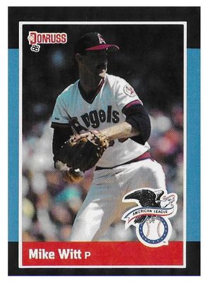 Witt, Mike / 1988 California Angels / Donruss #20