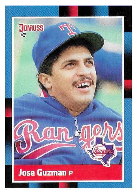Guzman, Jose / 1988 Texas Rangers / Donruss #136