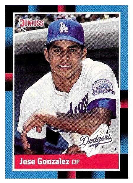 Gonzalez, Jose / 1988 Los Angeles Dodgers / Donruss #341