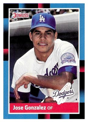 Gonzalez, Jose / 1988 Los Angeles Dodgers / Donruss #341