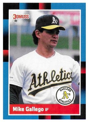 Gallego, Mike / 1988 Oakland Athletics / Donruss #379