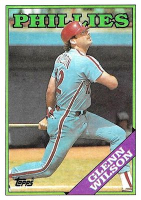 Wilson, Glenn / 1988 Philadelphia Phillies / Topps #626