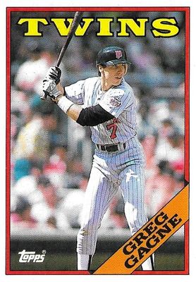 Gagne, Greg / 1988 Minnesota Twins / Topps #343