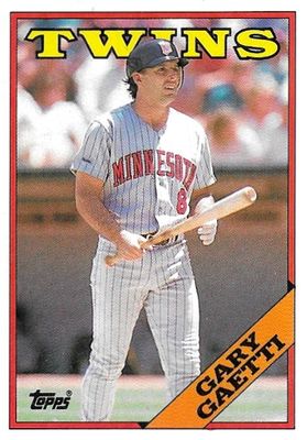 Gaetti, Gary / 1988 Minnesota Twins / Topps #578