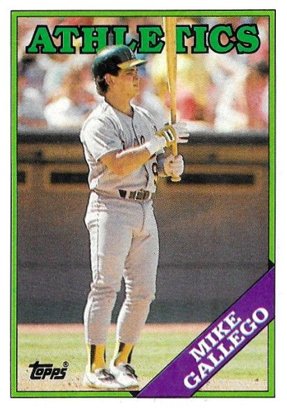 Gallego, Mike / 1988 Oakland Athletics / Topps #702