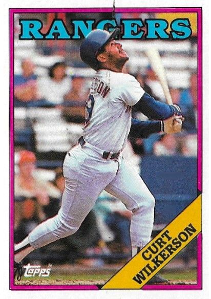 Wilkerson, Curt / 1988 Texas Rangers / Topps #53