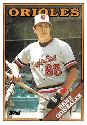 Gonzales, Rene / 1988 Baltimore Orioles / Topps #98