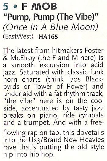 F Mob / Pump, Pump (The Vibe) / 1994
