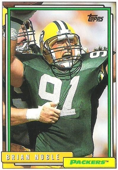 Noble, Brian / 1992 Green Bay Packers / Topps # 148