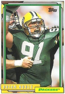 Noble, Brian / 1992 Green Bay Packers / Topps # 148