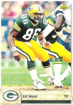 West, Ed / 1992 Green Bay Packers / Upper Deck #446