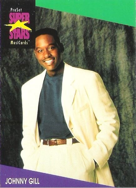 Gill, Johnny / 1991 ProSet SuperStars MusiCards #121