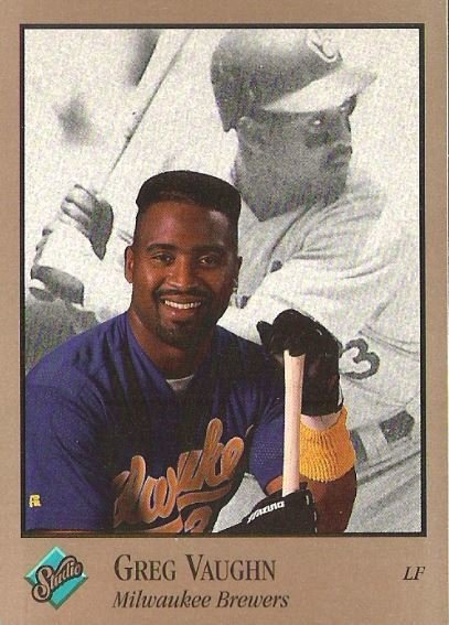 Vaughn, Greg / 1992 Milwaukee Brewers / Studio #198
