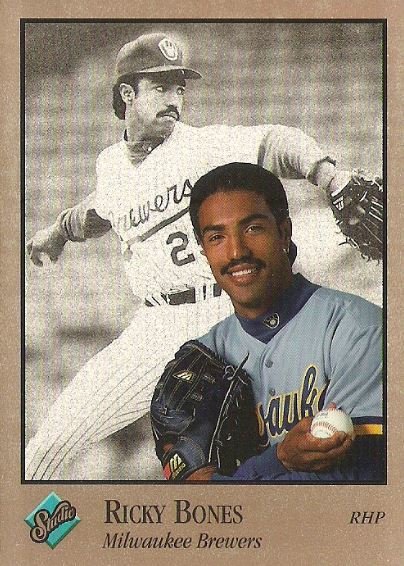 Bones, Ricky / 1992 Milwaukee Brewers / Studio #192
