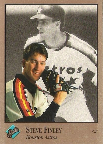 Finley, Steve / 1992 Houston Astros / Studio #35
