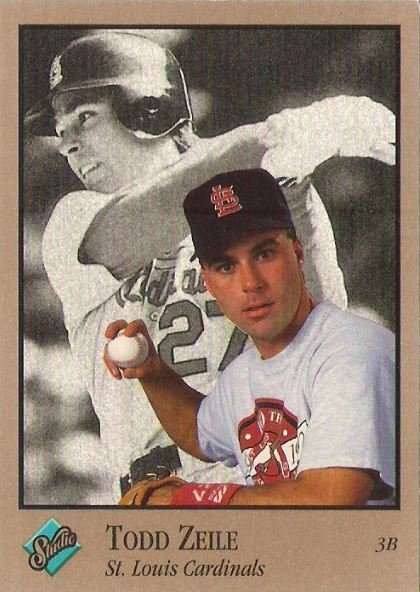 Zeile, Todd / 1992 St. Louis Cardinals / Studio #100