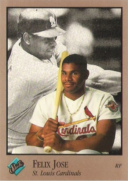Jose, Felix / 1992 St. Louis Cardinals / Studio #94