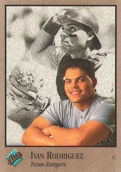 Rodriguez, Ivan / 1992 Texas Rangers / Studio #246