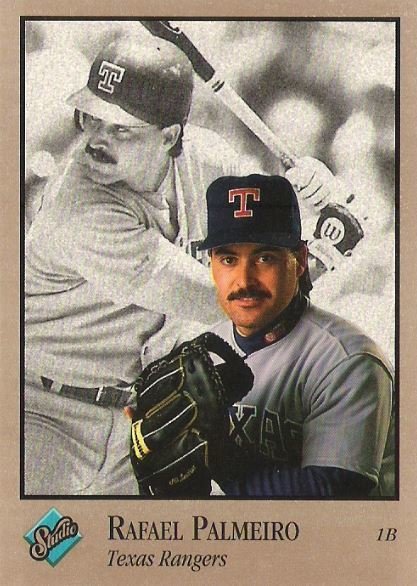 Palmeiro, Rafael / 1992 Texas Rangers / Studio #244