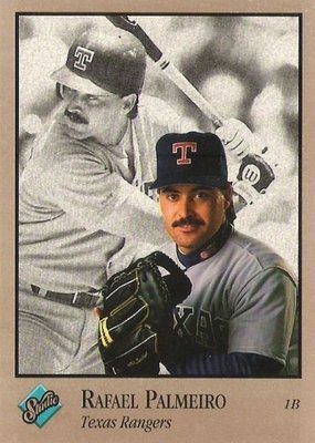 Palmeiro, Rafael / 1992 Texas Rangers / Studio #244