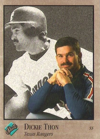 Thon, Dickie / 1992 Texas Rangers / Studio #250