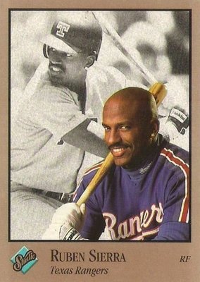 Sierra, Ruben / 1992 Texas Rangers / Studio #249