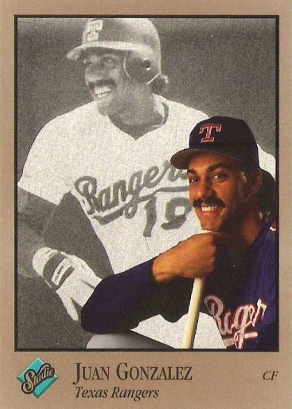 Gonzalez, Juan / 1992 Texas Rangers / Studio #242