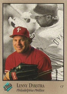 Dykstra, Lenny / 1992 Philadelphia Phillies / Studio #75